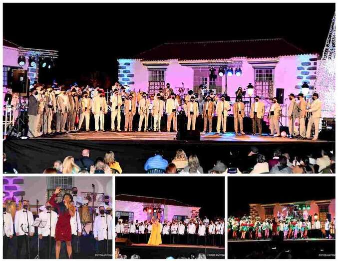 Momentos del concierto de esta noche en San Juan de Telde/Antonio Alí.